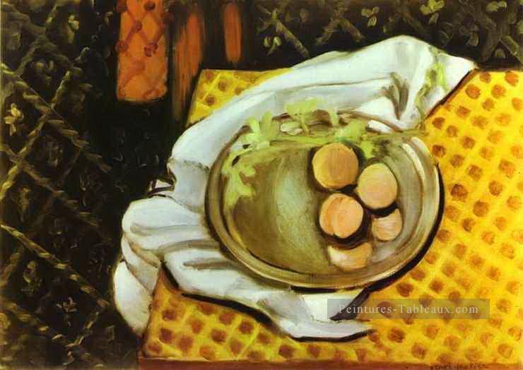 Pêches abstraite fauvisme Henri Matisse Peintures à l'huile